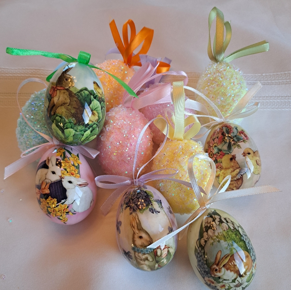 Variety Easter Egg Ornaments